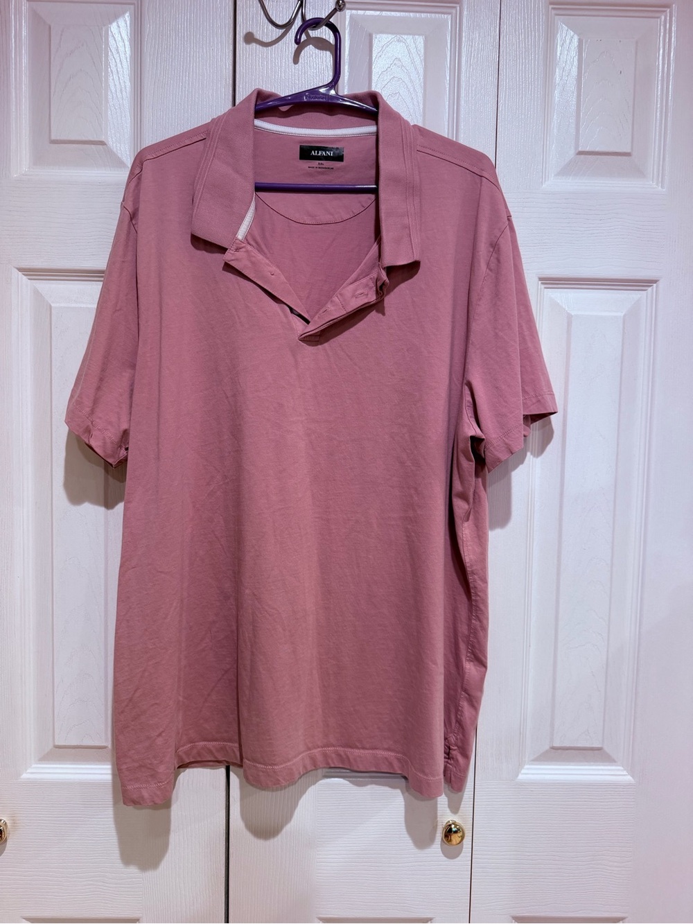 Alfani Men’s Rose Pink Polo Shirt